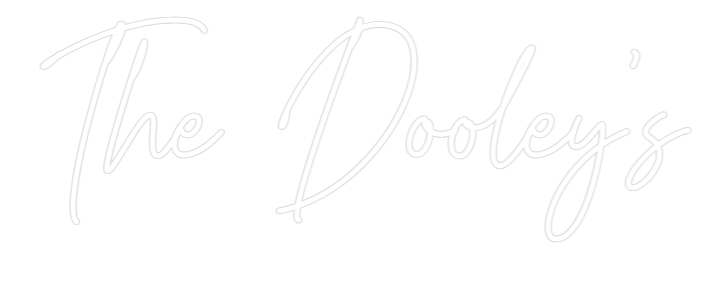 Custom Neon Text - The Dooley's