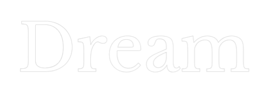 Custom Neon Text - Dream