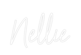 Custom Neon Text - Nellie