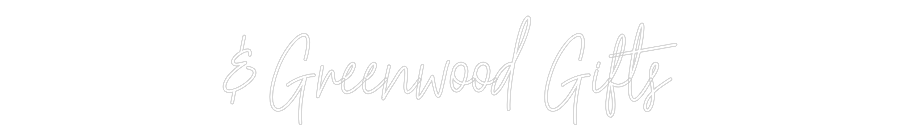 Custom Neon Text - & Greenwood G...