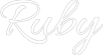 Custom Neon Text - Ruby