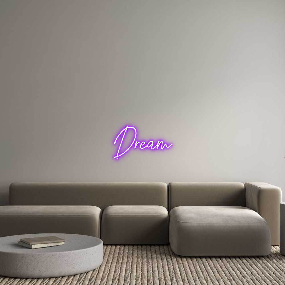 Custom Neon Text - Dream