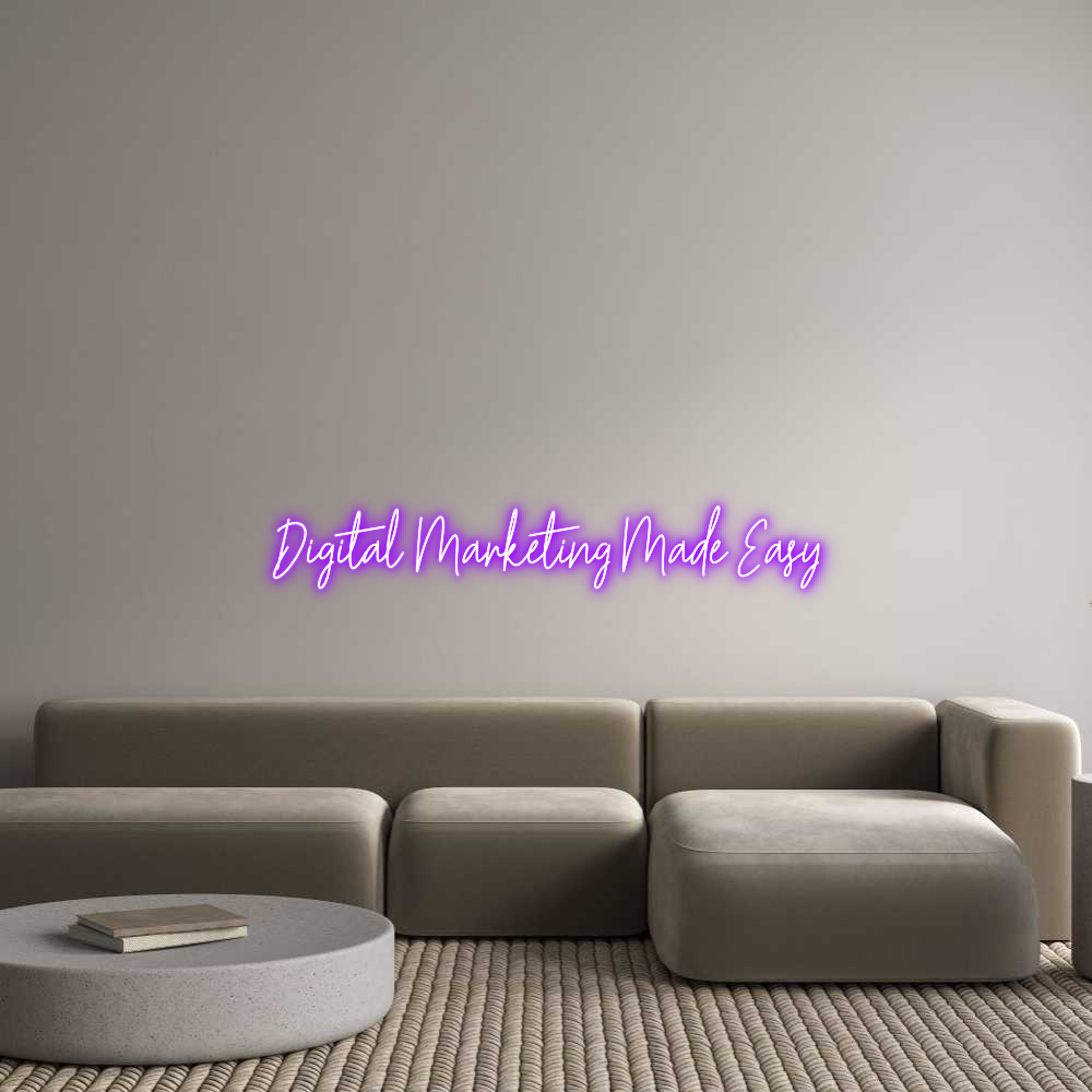 Custom Neon Text - Digital Marke...