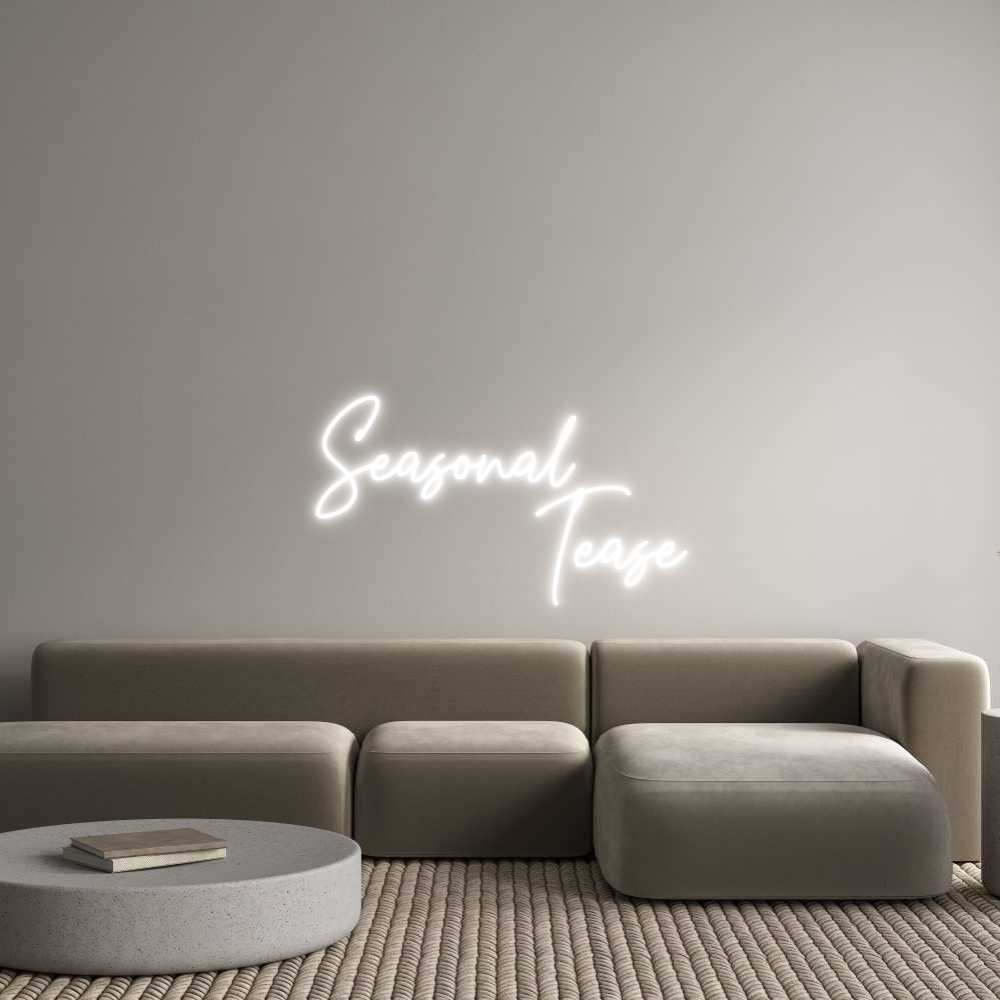 Custom Neon Text - Seasonal 
  ...