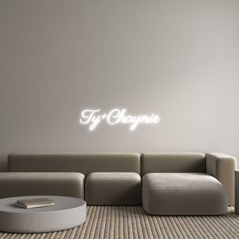 Custom Neon Text - Ty+Chaynie