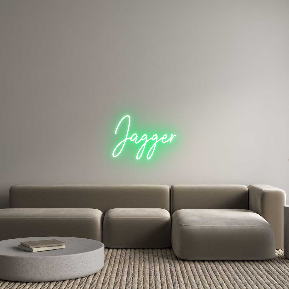 Custom Neon Text - Jagger