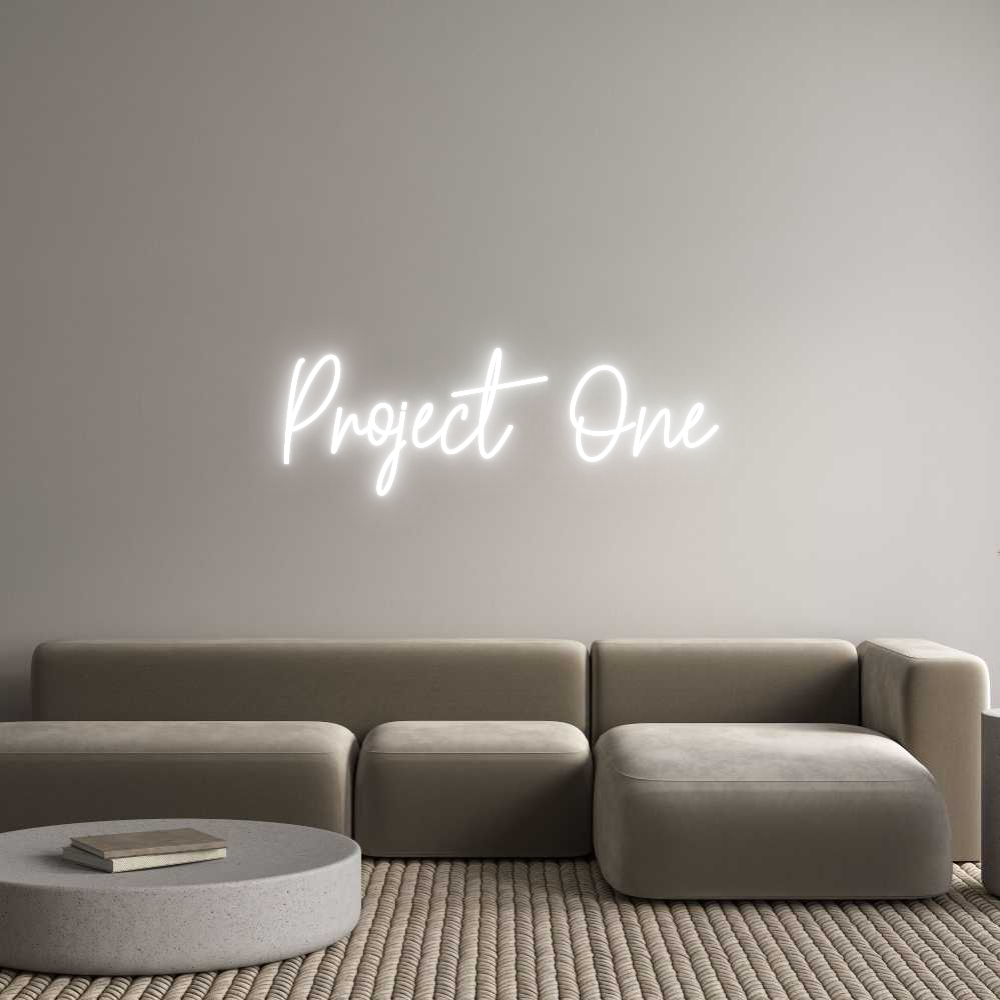 Custom Neon Text - Project One