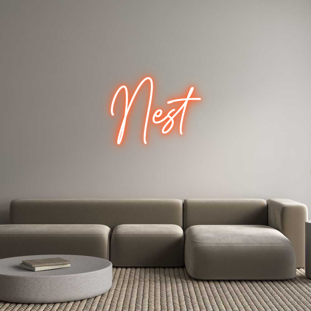 Custom Neon Text - Nest