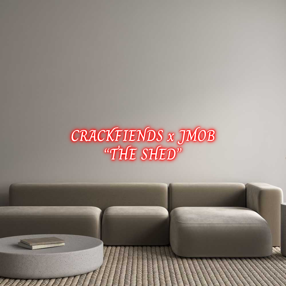 Custom Neon Text - CRACKFIENDS x...