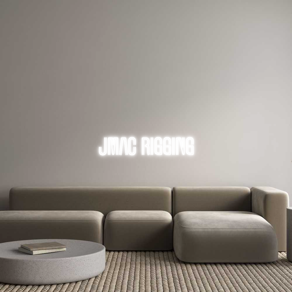 Custom Neon Text - JMAC Rigging