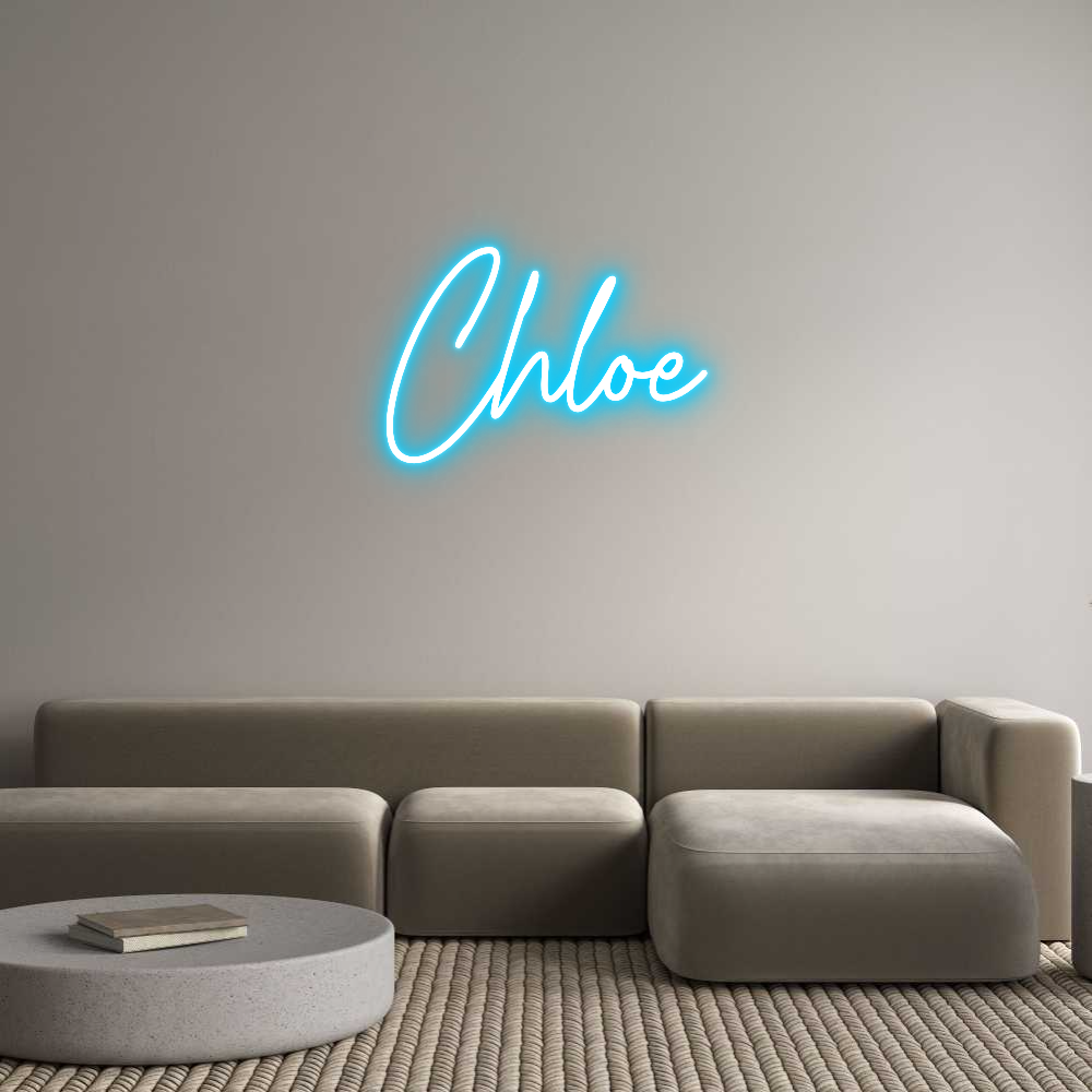 Custom Neon Text - Chloe