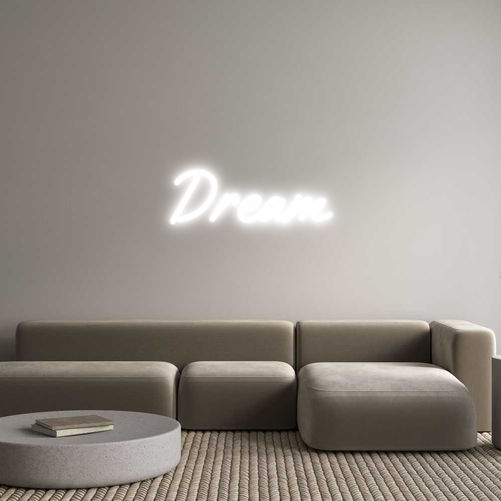 Custom Neon Text - Dream