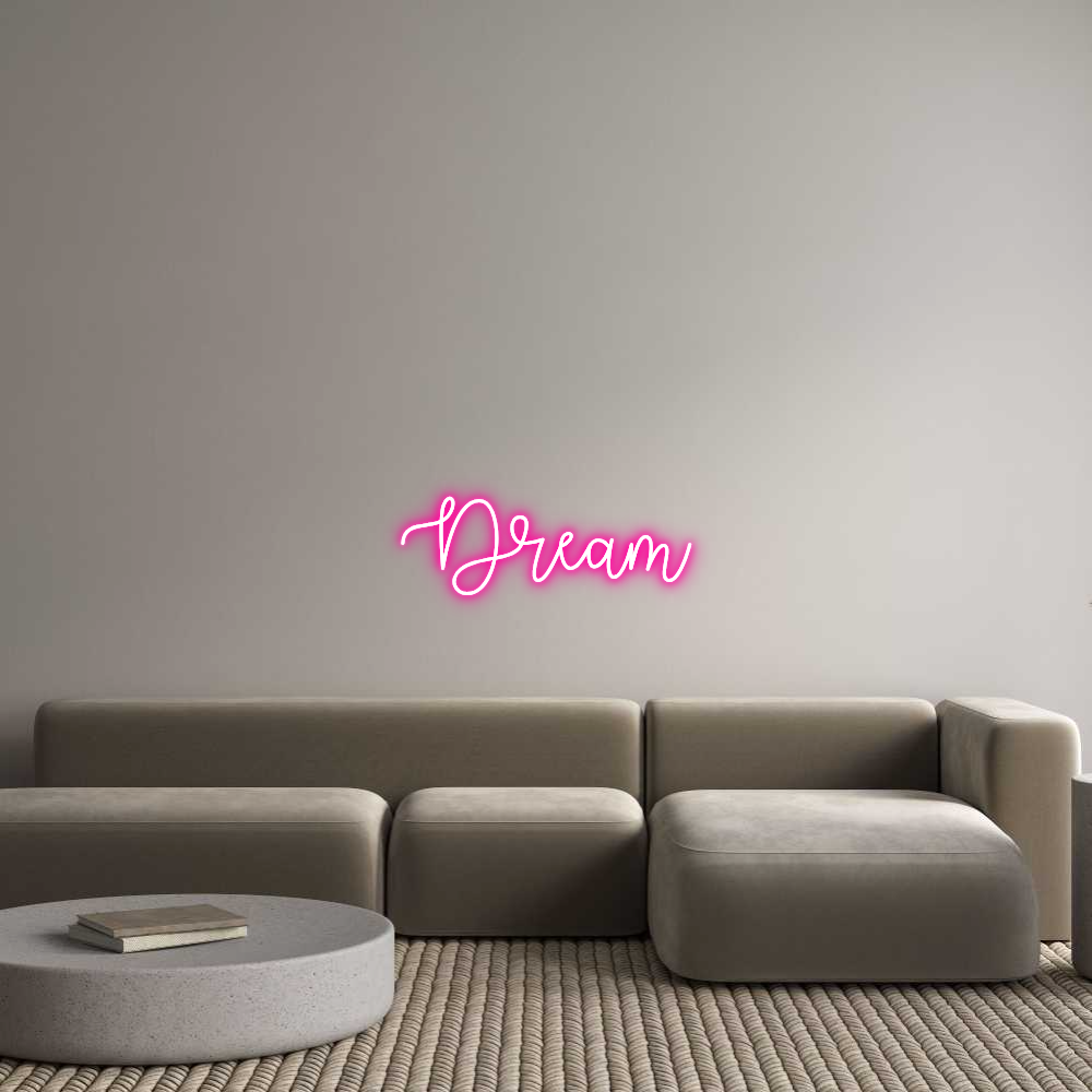Custom Neon Text - Dream