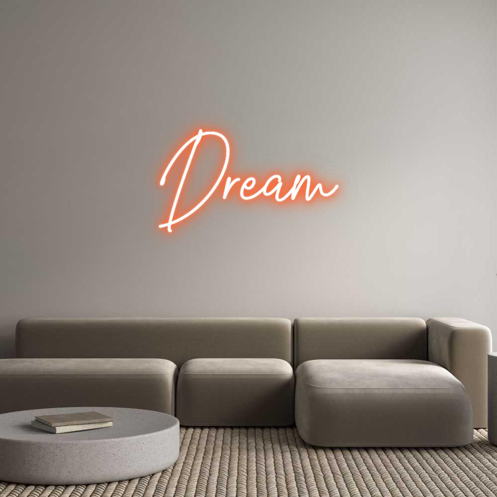 Custom Neon Text - Dream