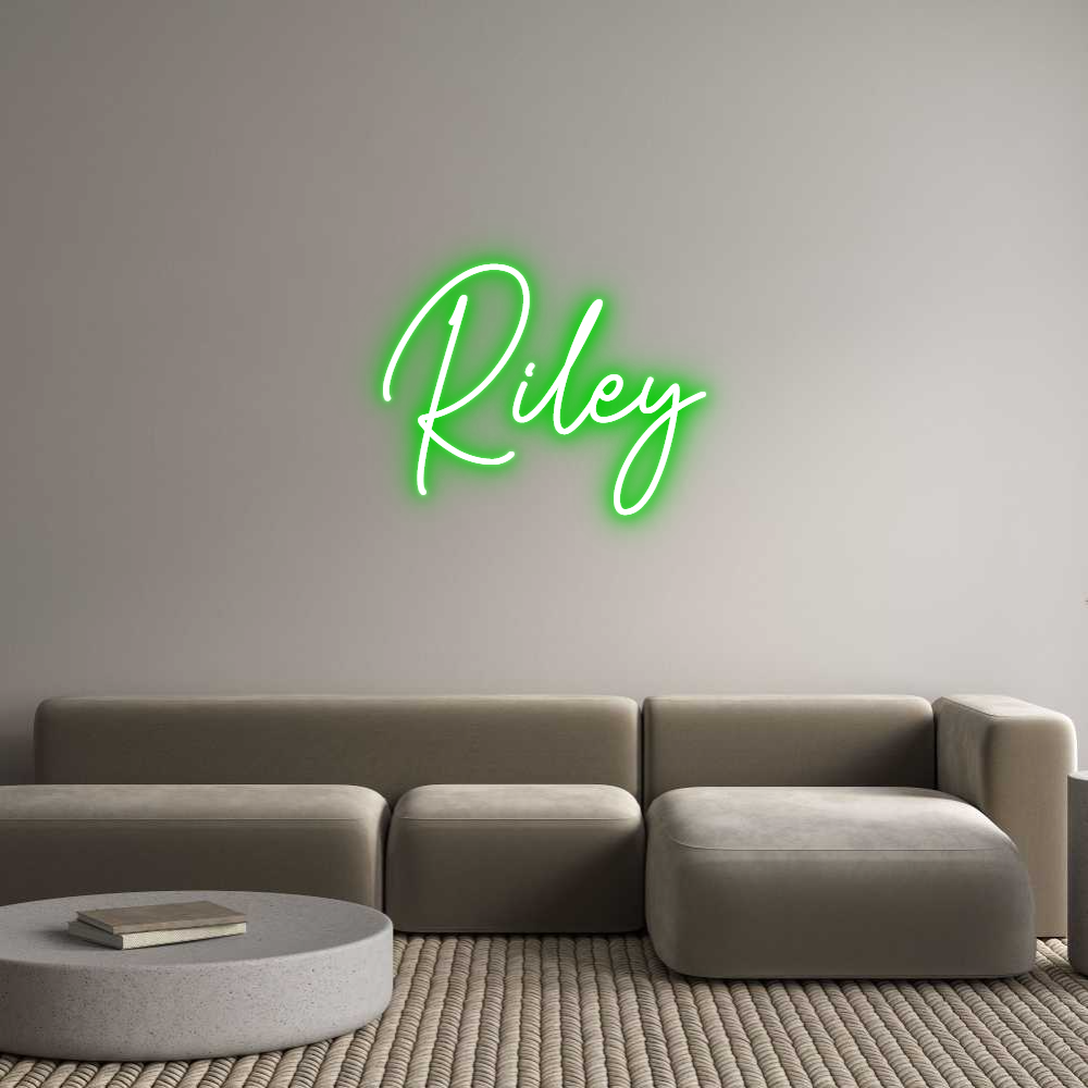 Custom Neon Text - Riley