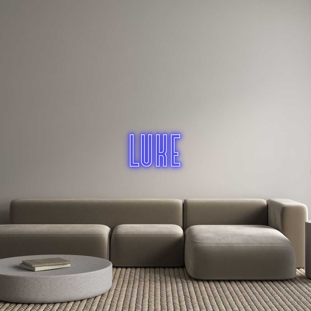 Custom Neon Text - Luke
