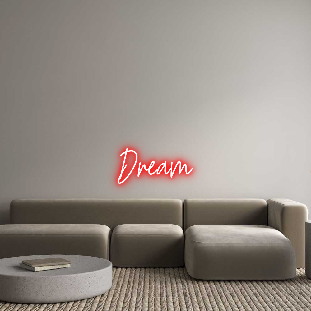 Custom Neon Text - Dream