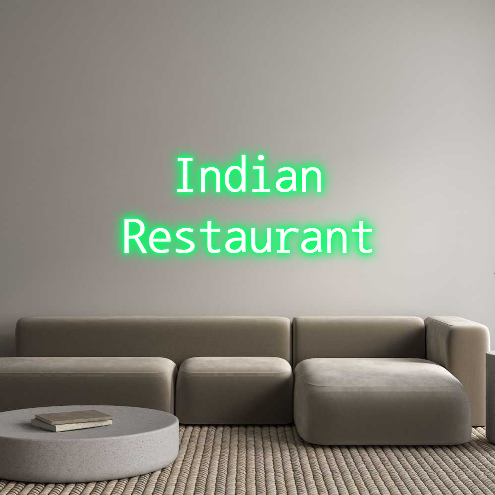 Custom Neon Text - Indian
Resta...