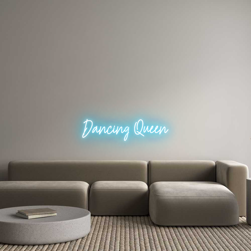 Custom Neon Text - Dancing Queen