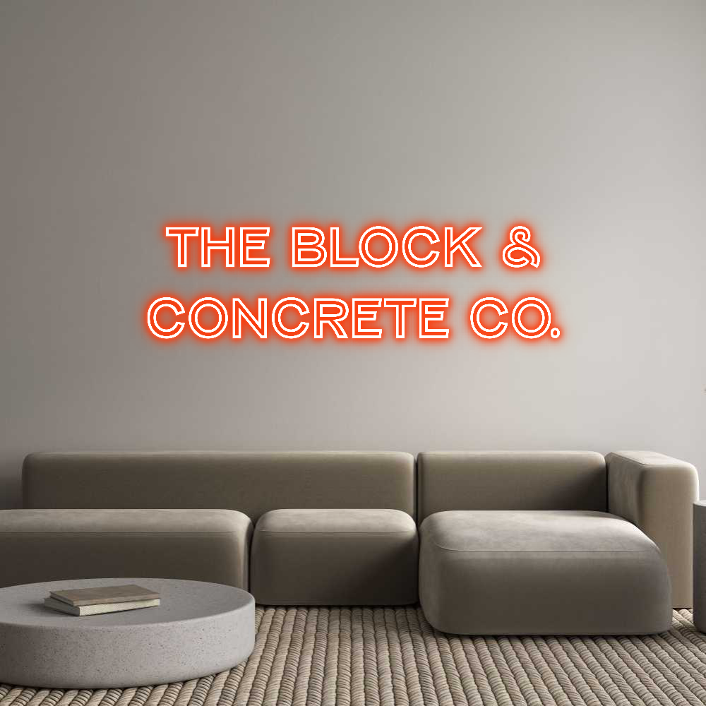 Custom Neon Text - The Block &
...