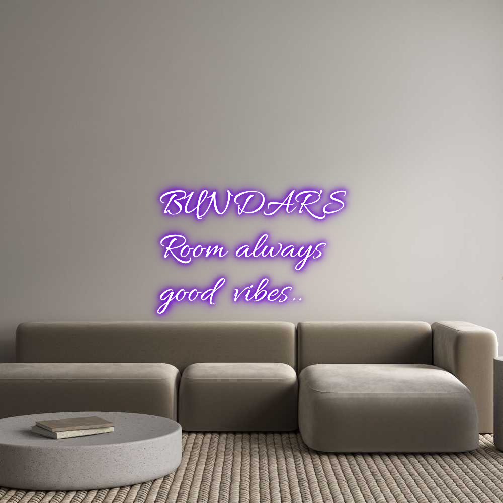 Custom Neon Text - BUNDAR’S 
Ro...