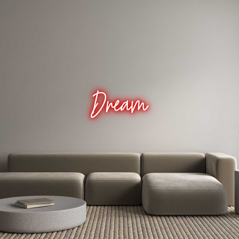 Custom Neon Text - Dream