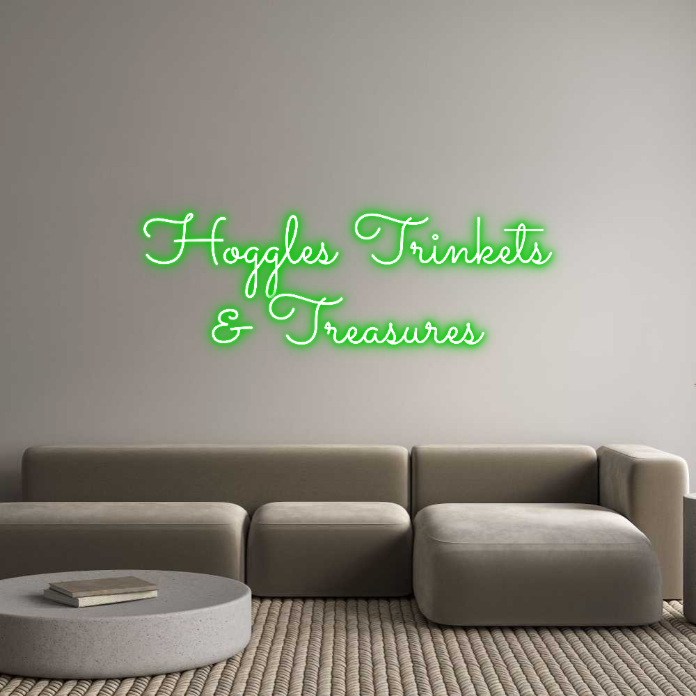 Custom Neon Text - Hoggles Trink...