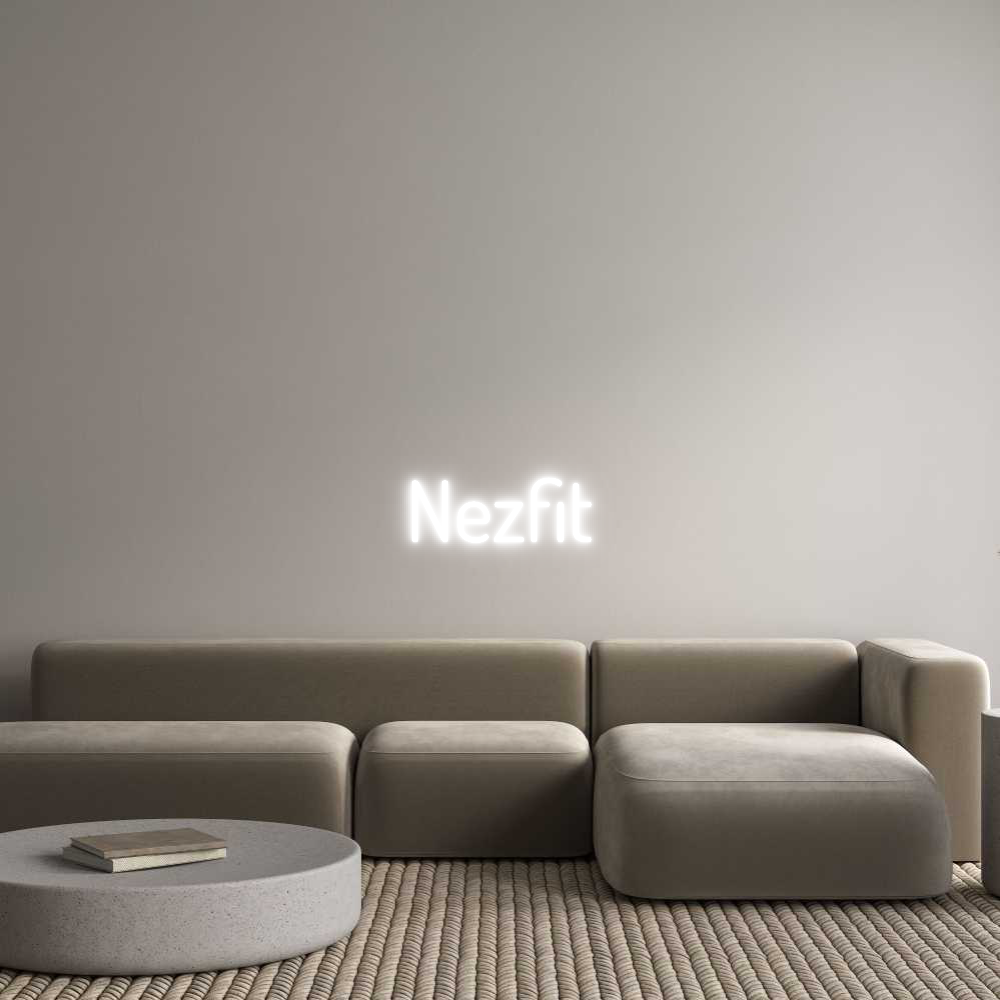 Custom Neon Text - Nezfit