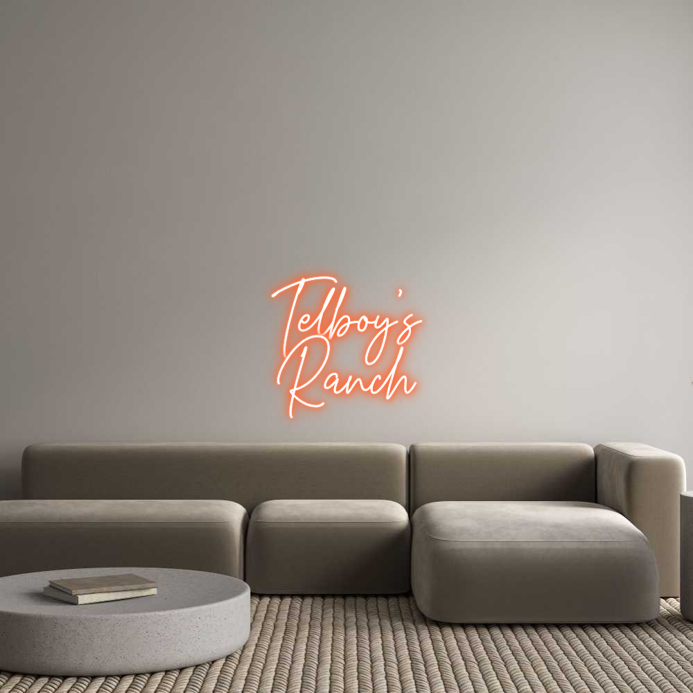 Custom Neon Text - Telboy’s
Ranch