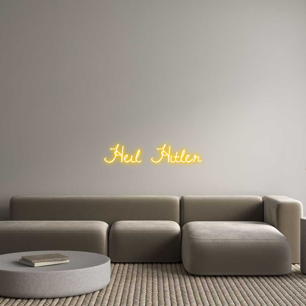 Custom Neon Text - Heil Hitler