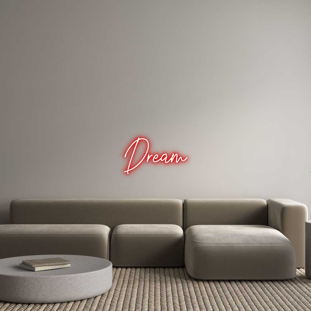 Custom Neon Text - Dream
