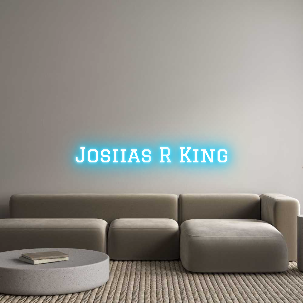 Custom Neon Text - Josiias R King