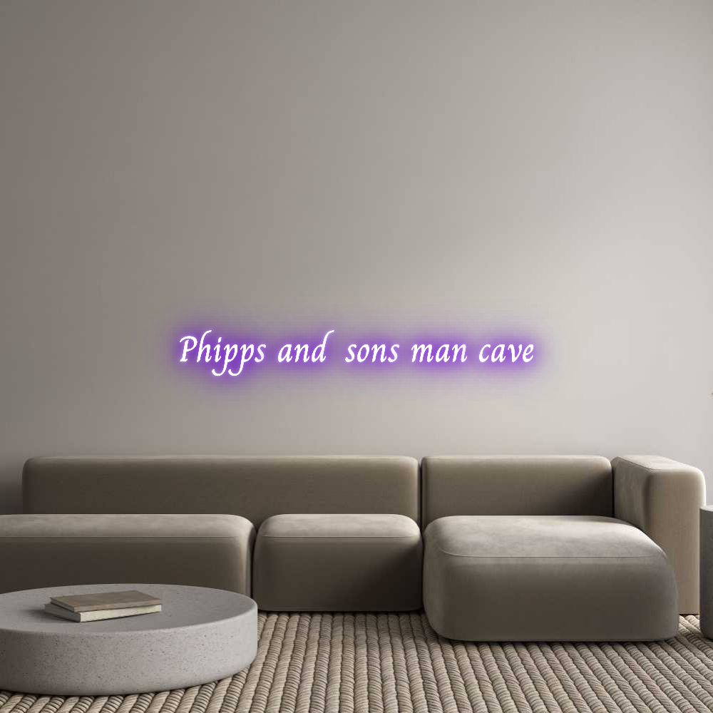 Custom Neon Text - Phipps and so...