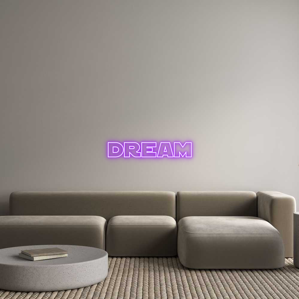 Custom Neon Text - Dream