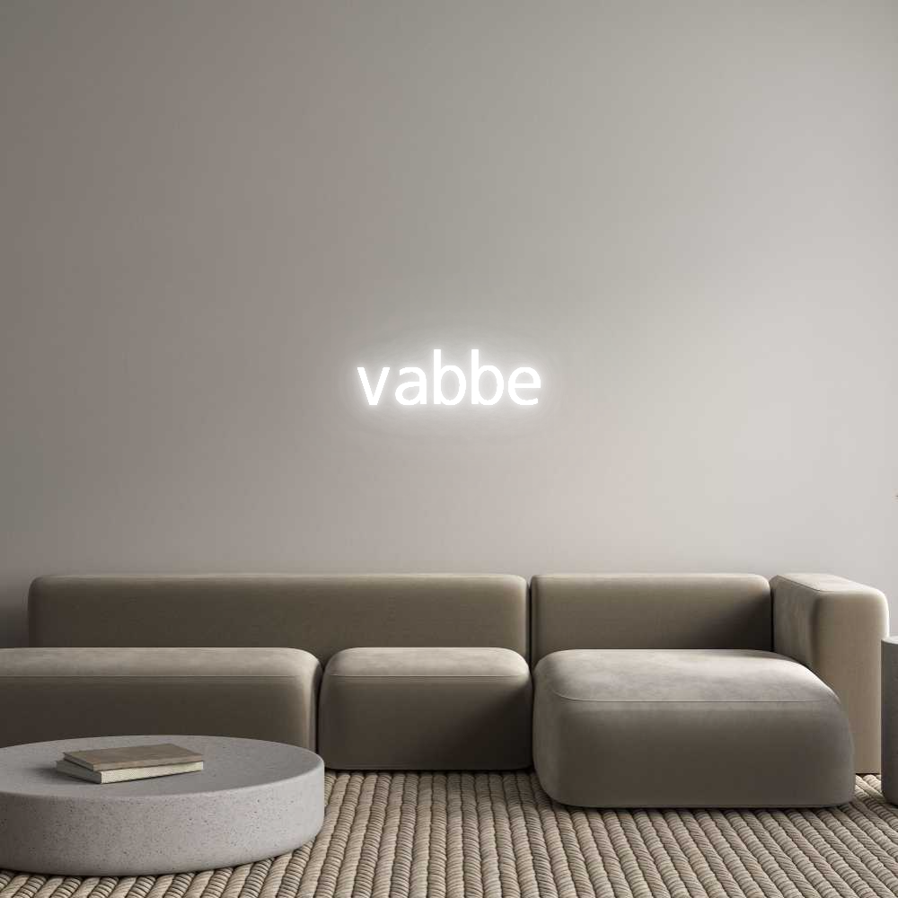 Custom Neon Text - vabbe