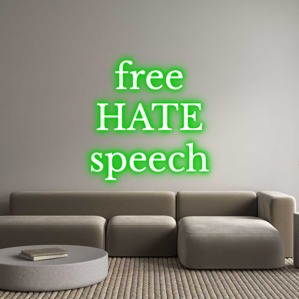 Custom Neon Text - free
HATE
s...