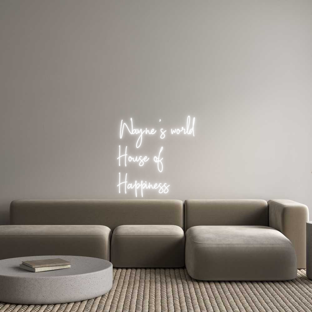 Custom Neon Text - Wayne’s world...