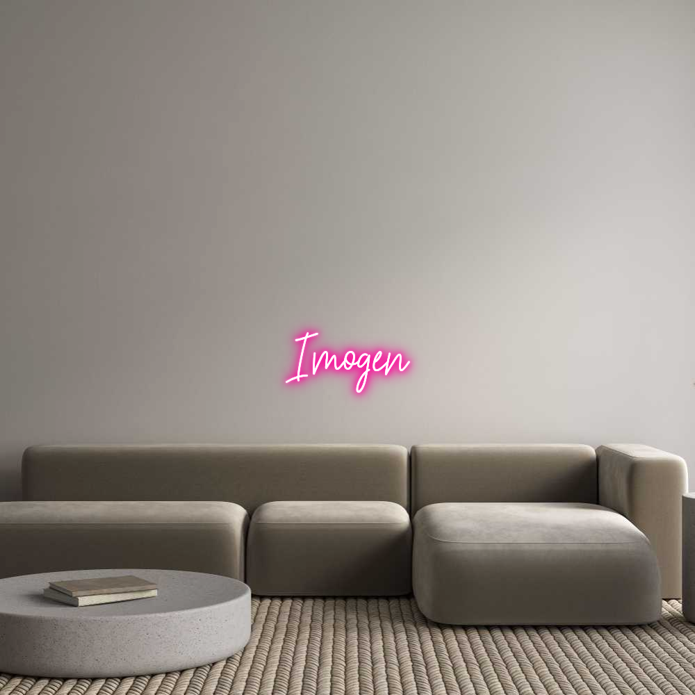 Custom Neon Text - Imogen