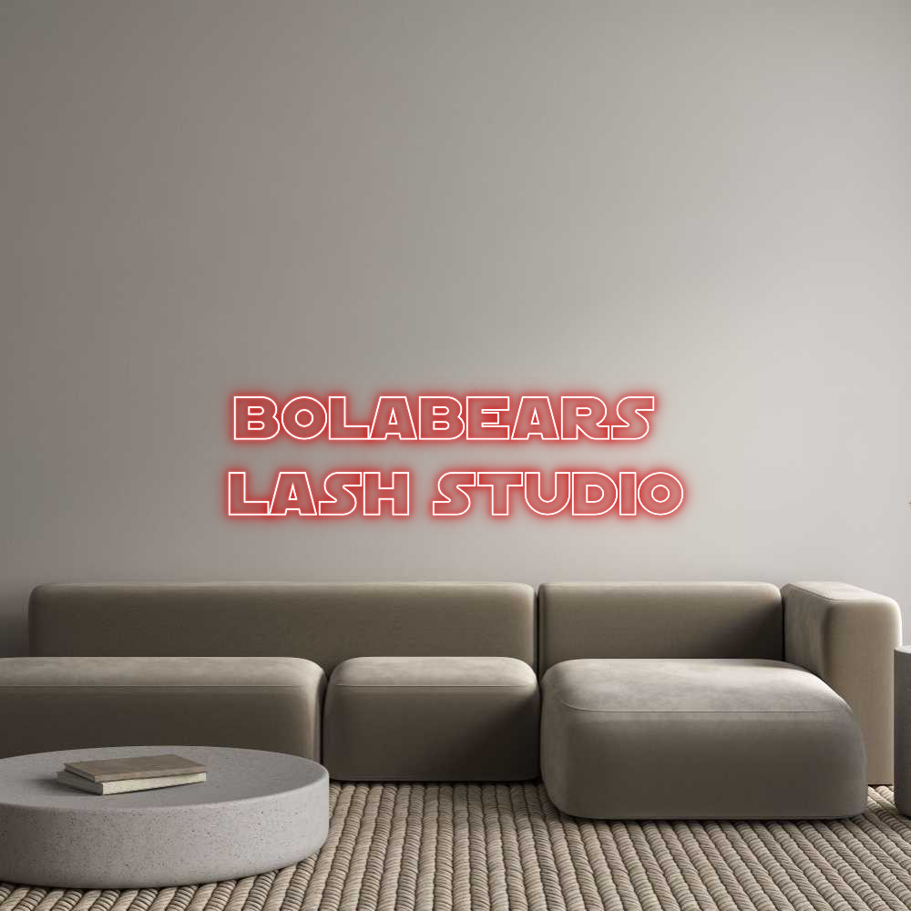 Custom Neon Text - Bolabears 
L...
