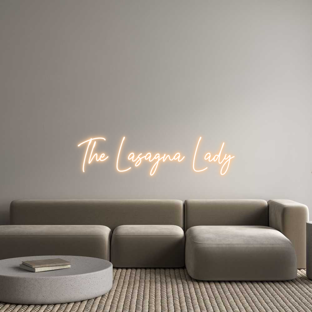 Custom Neon Text - The Lasagna L...