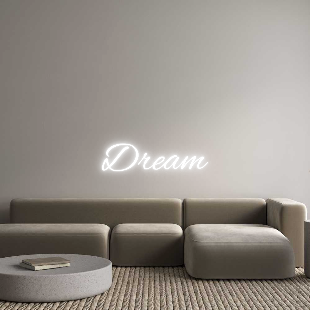 Custom Neon Text - Dream