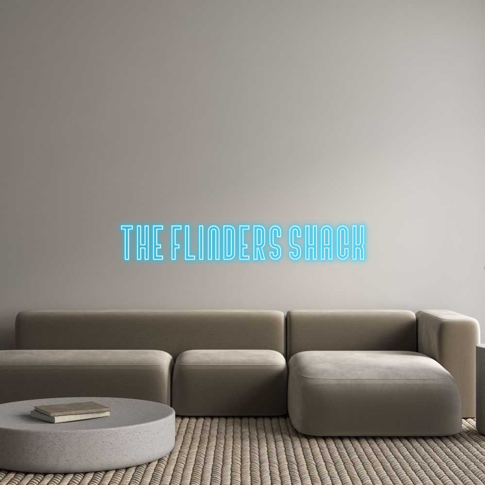 Custom Neon Text - The Flinders ...