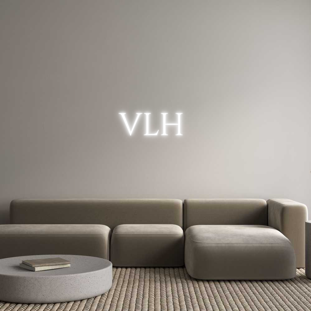 Custom Neon Text - VLH