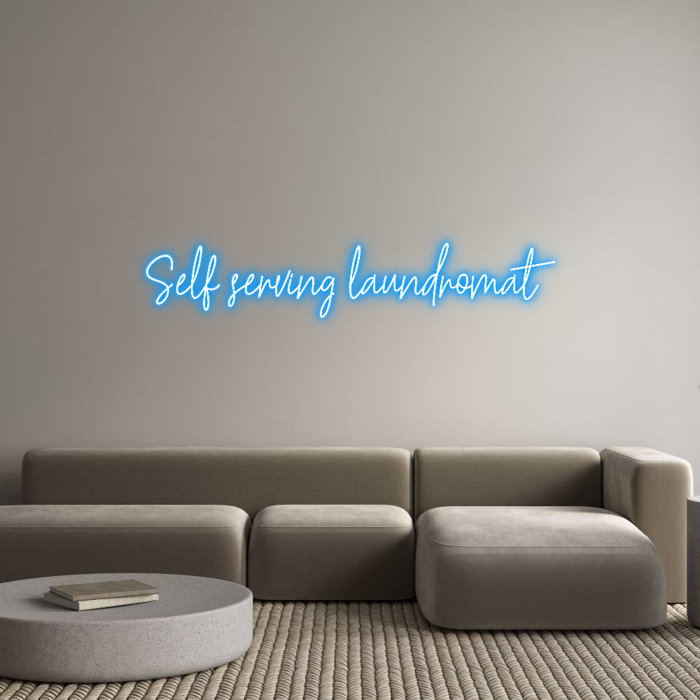Custom Neon Text - Self serving ...