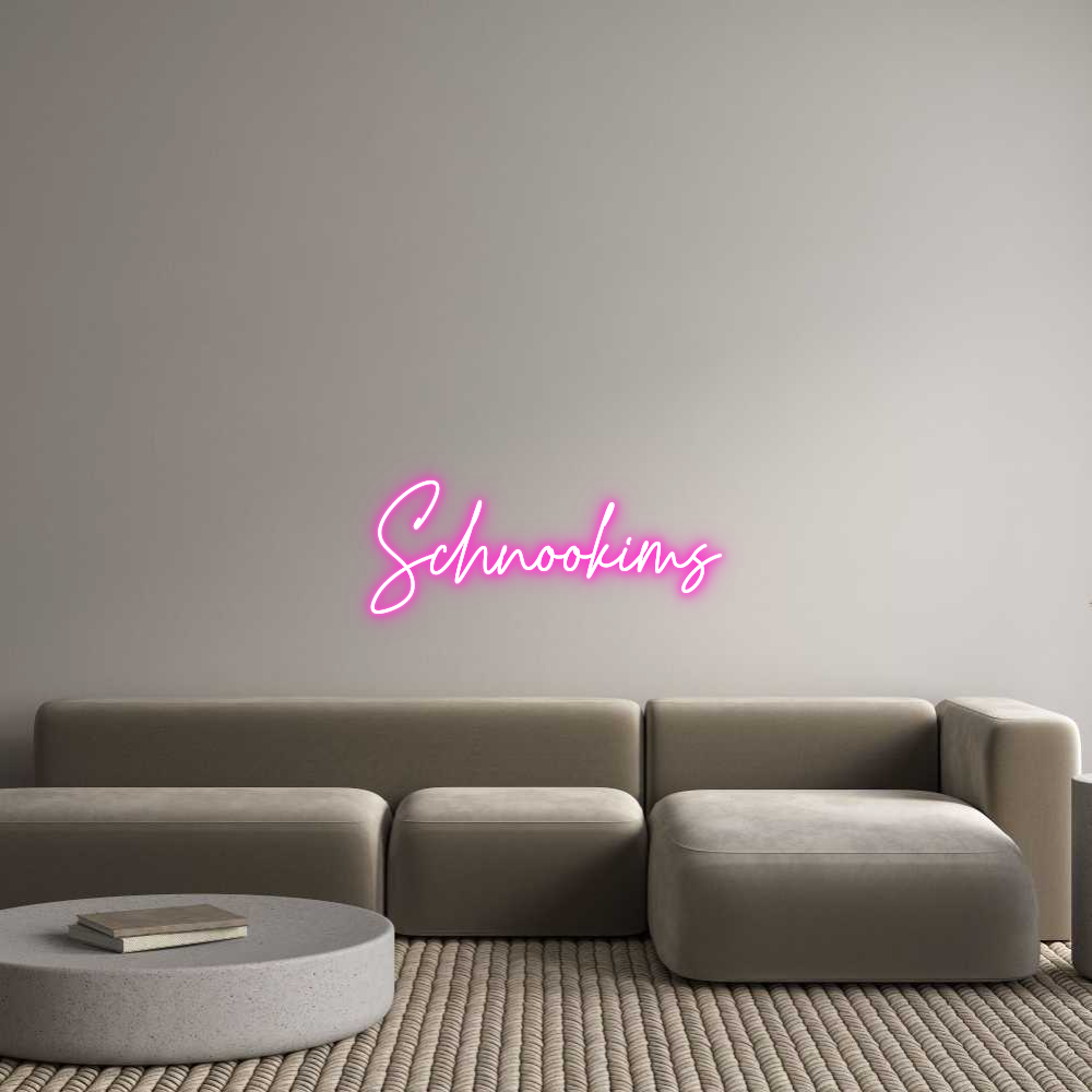 Custom Neon Text - Schnookims