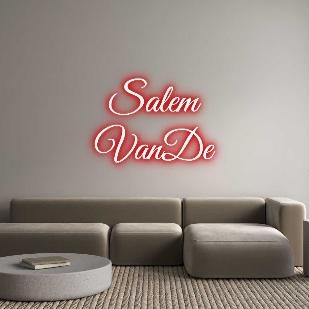 Custom Neon Text - Salem
VanDe