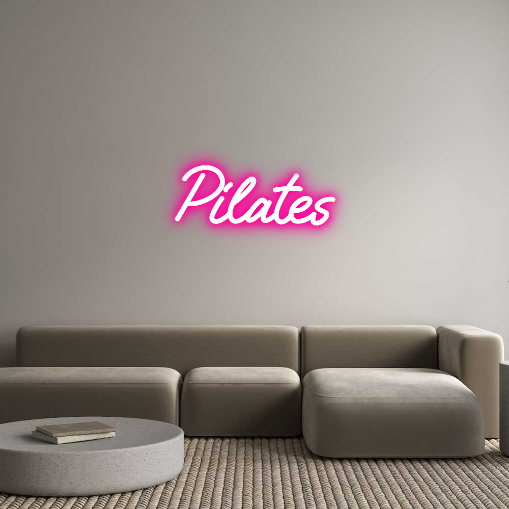 Custom Neon Text - Pilates