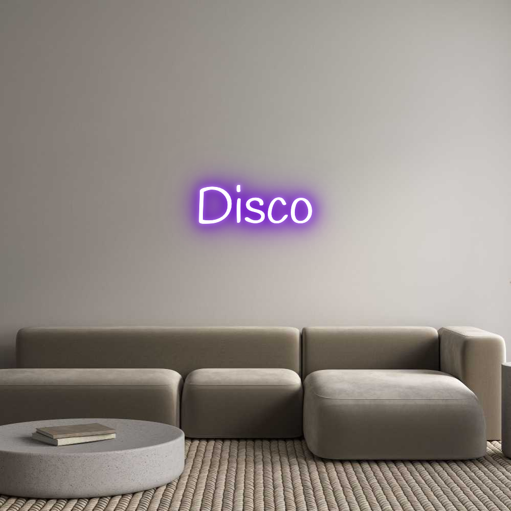 Custom Neon Text - Disco