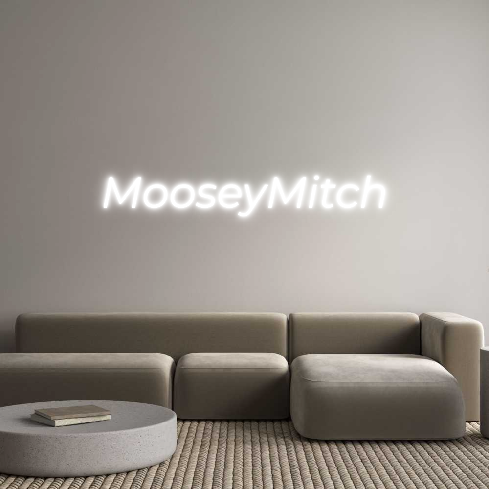 Custom Neon Text - MooseyMitch