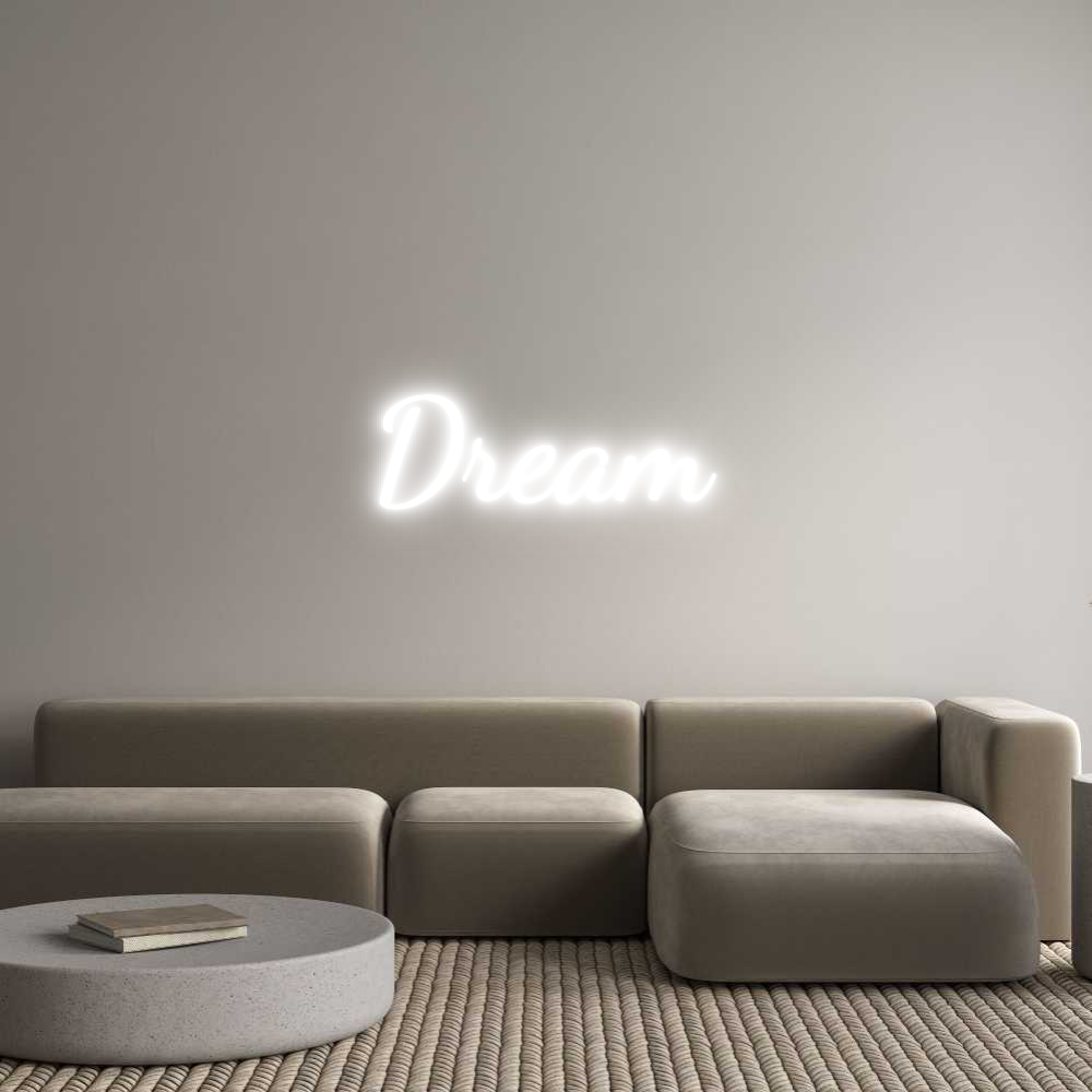 Custom Neon Text - Dream